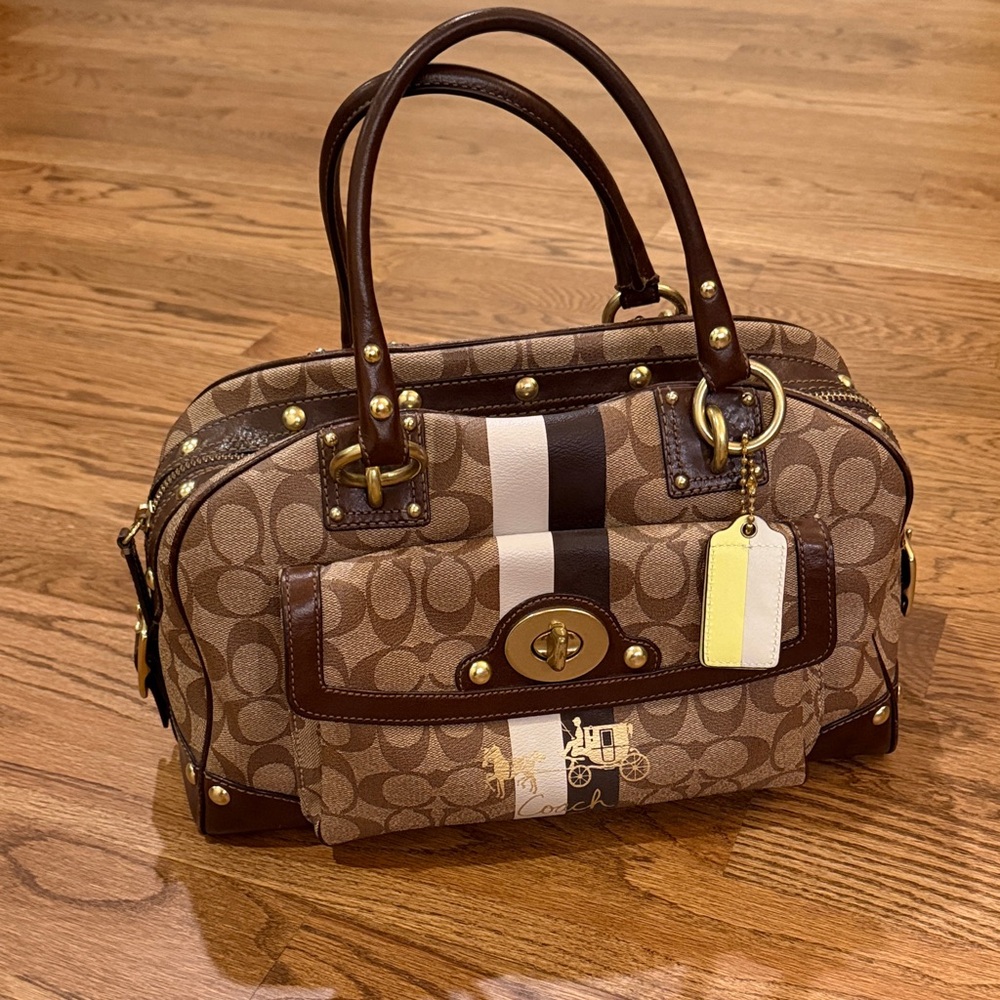 Authentic Coach Signature Satchel
